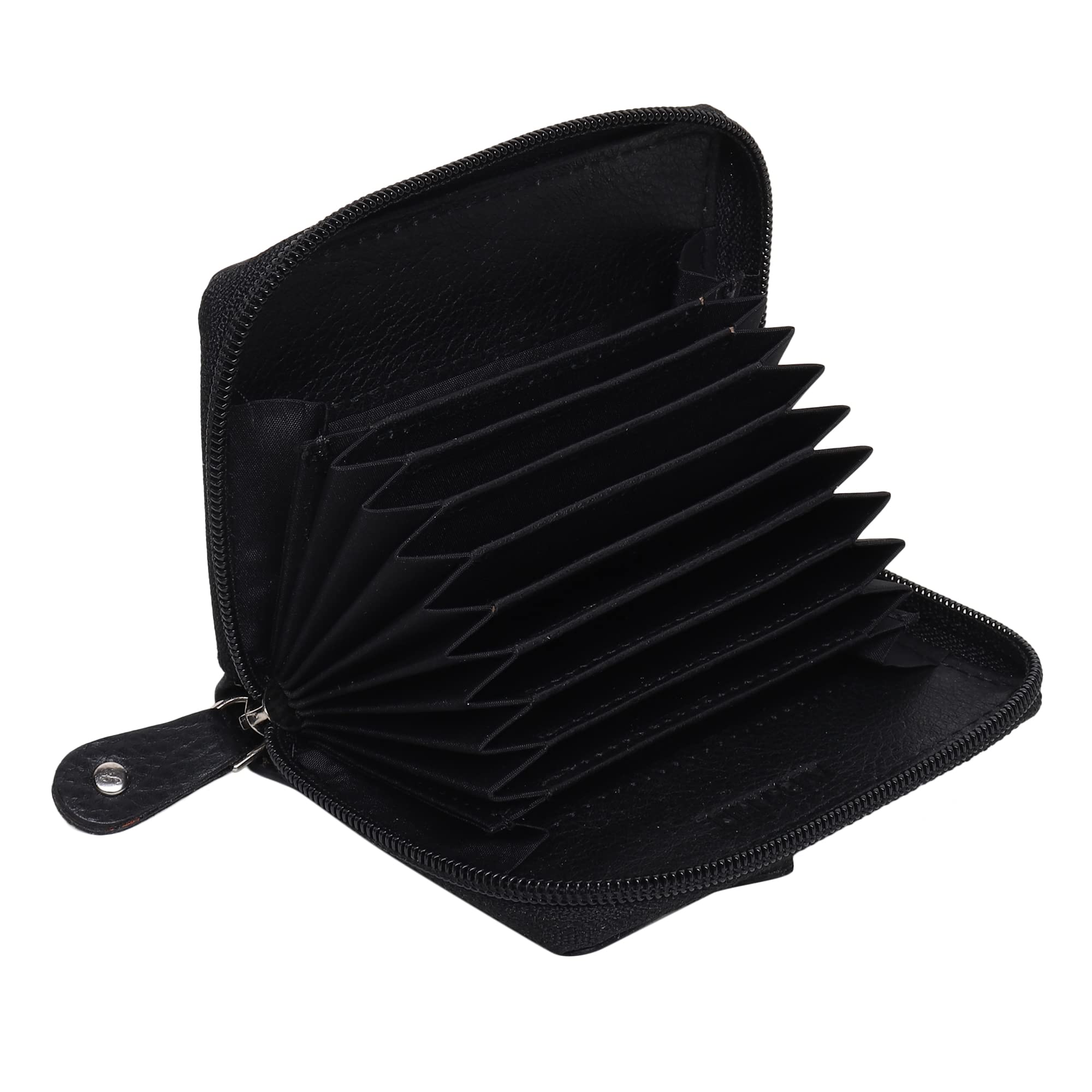 Genuine Leather Women's Wallet with Multi-Card Holder & Zipper Coin Pocket - RFID Blocking for Security - Perfect for Everyday Use, Travel, and Gift Giving