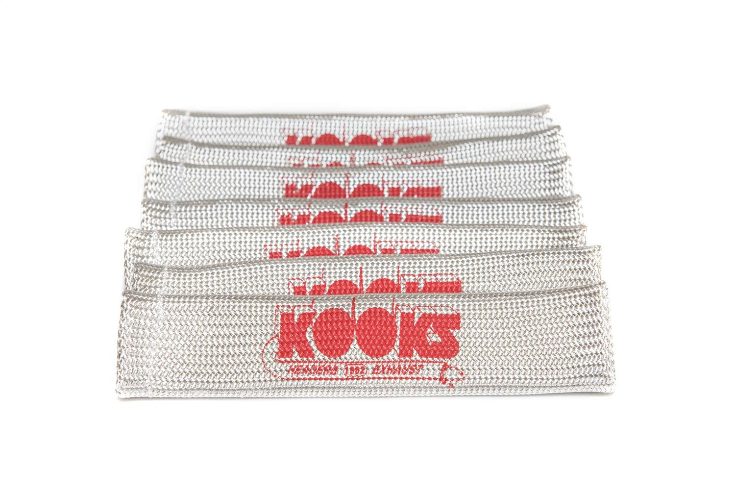 Custom 750201 Spark Plug Sleeves - Natural with Red Logo (Pack of 8) - High Temperature Protection for Motorcycle, ATV & Small Engine Maintenance