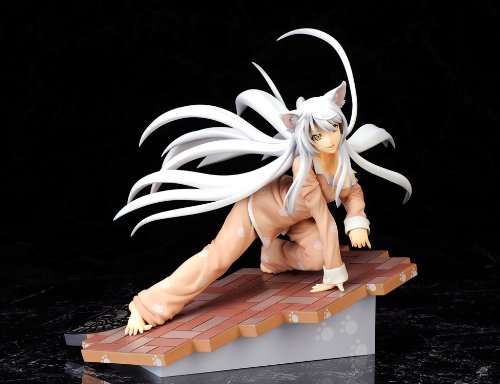 Bakemonogatari Black Hanekawa 1/7 Scale PVC Anime Figure - Collectible Japanese Anime Character Model for Display & Home Decor