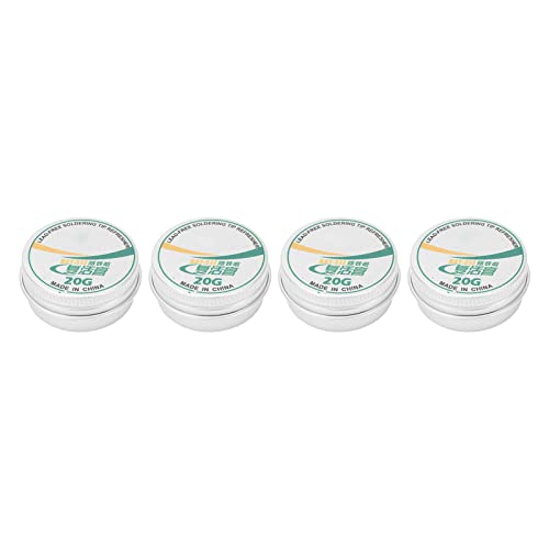 High-Quality Soldering Iron Tip Deoxidizing Paste - 4Pcs Solder Tip Refresher Tin Cream (20G) for Oxide Removal - Lightweight & Portable - Perfect for Electronics Repair, DIY Projects & Soldering Maintenance