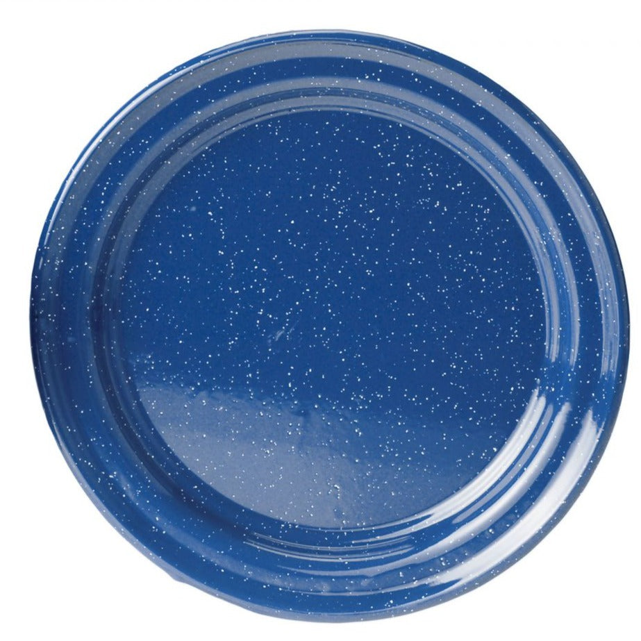 GSI Outdoors 10-Inch Enamel Plate - Durable Camping Dishware for Outdoor Dining, Picnics & Backpacking | Lightweight & Eco-Friendly (Model: 08326)