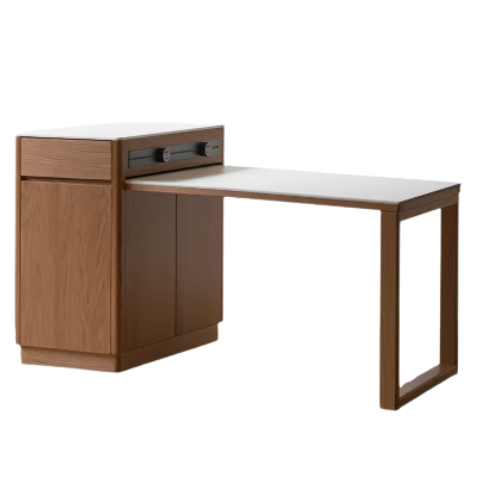 72.4-82.6x35x36.6 inch / 184-210x89x93 cm / Natural Wood Color