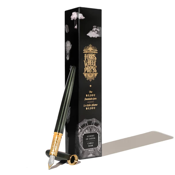 Ferris Wheel Press The Bijou Fountain Pen - Echoes of Eaton Elegant Writing Instrument for Calligraphy & Journaling | Perfect Gift for Writers & Pen Enthusiasts