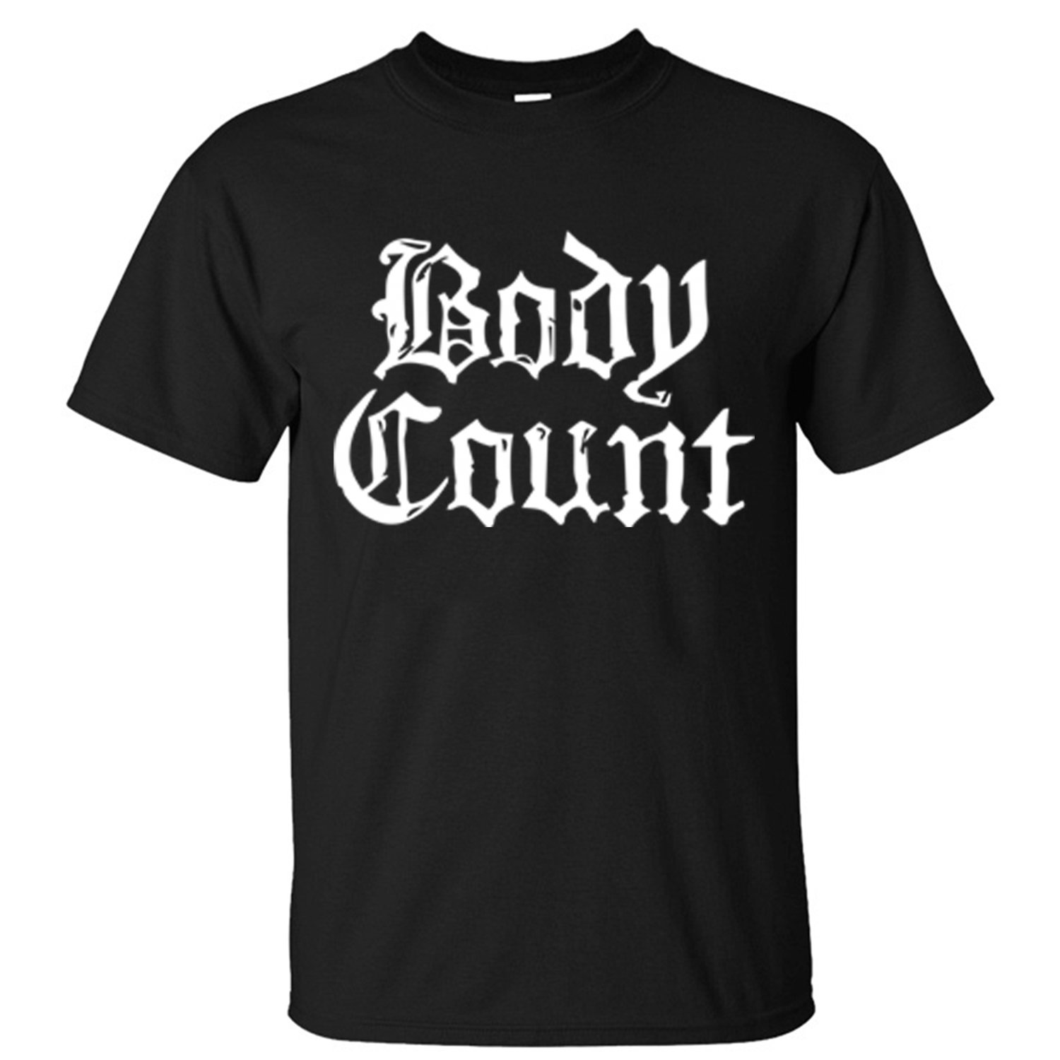 XHAND Men's Body Count Graphic T-Shirt - Cool Streetwear Tee for Casual Wear, Gym & Night Out