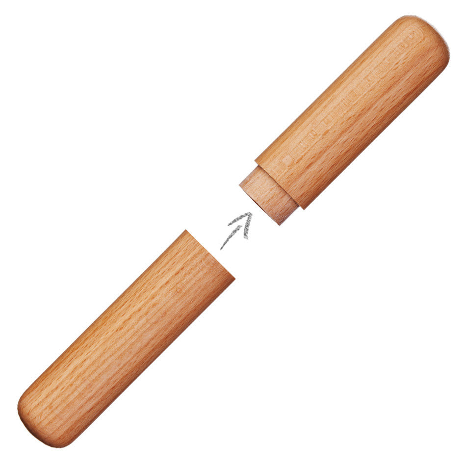 Premium Wooden Pen Case for Fountain Pens, Ballpoint Pens & Pencils - Elegant Stationery Organizer for Office, School & Home Use