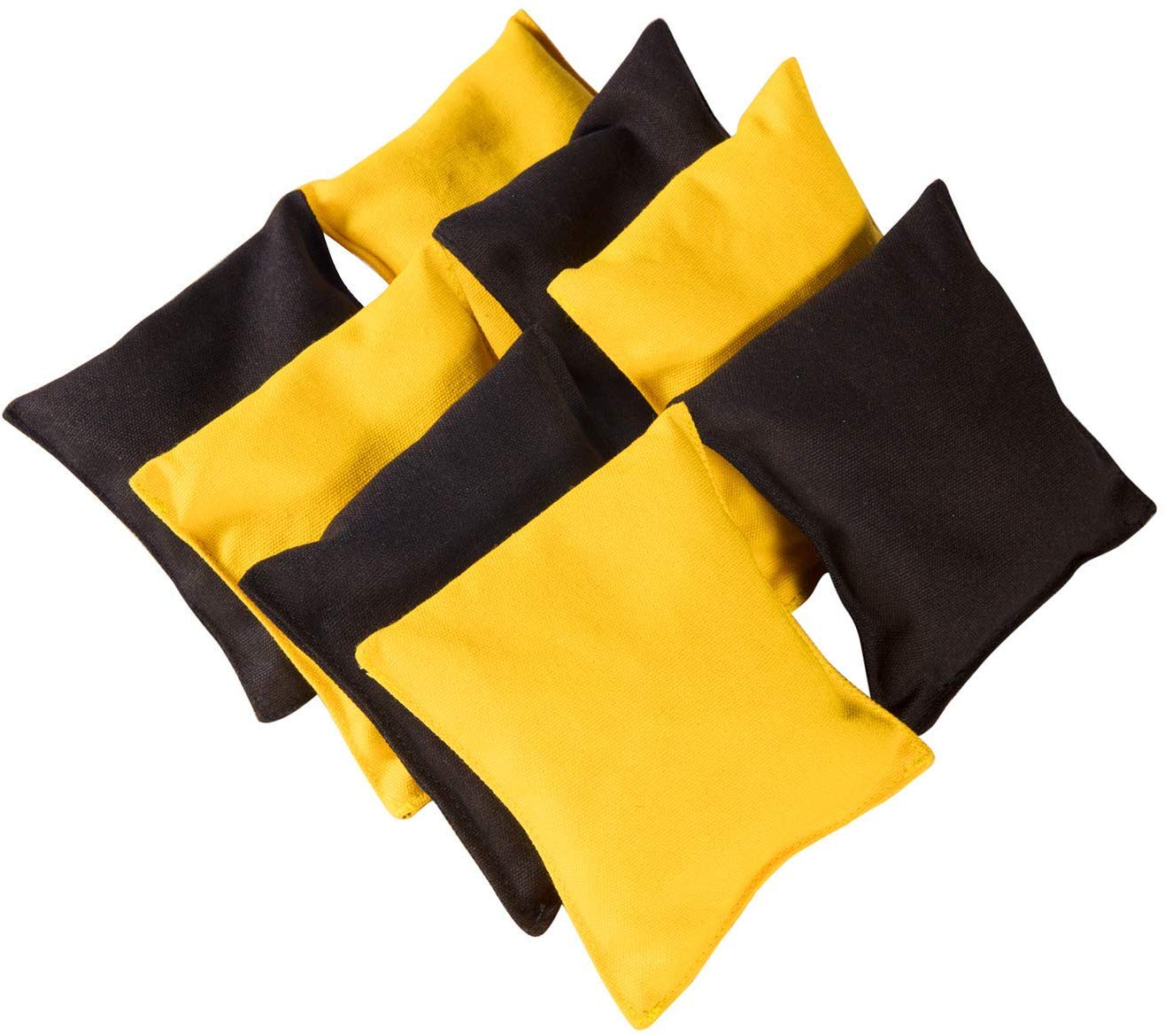 Premium All-Weather Cornhole Bean Bags Set of 8 - Durable Duck Cloth Canvas for Outdoor Tossing Game - Perfect for Backyard Parties, Tailgating & Summer BBQs