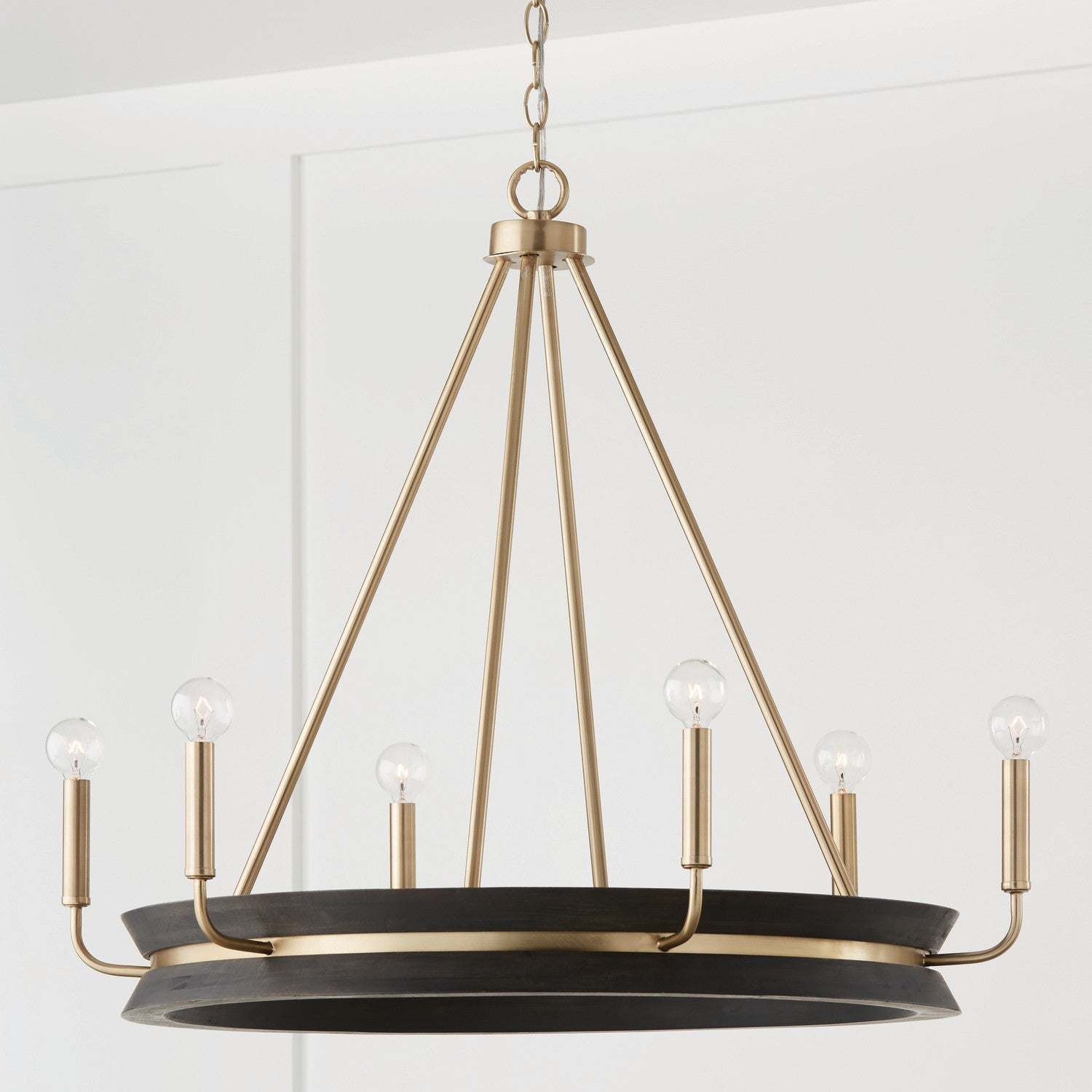Black Stain & Brass