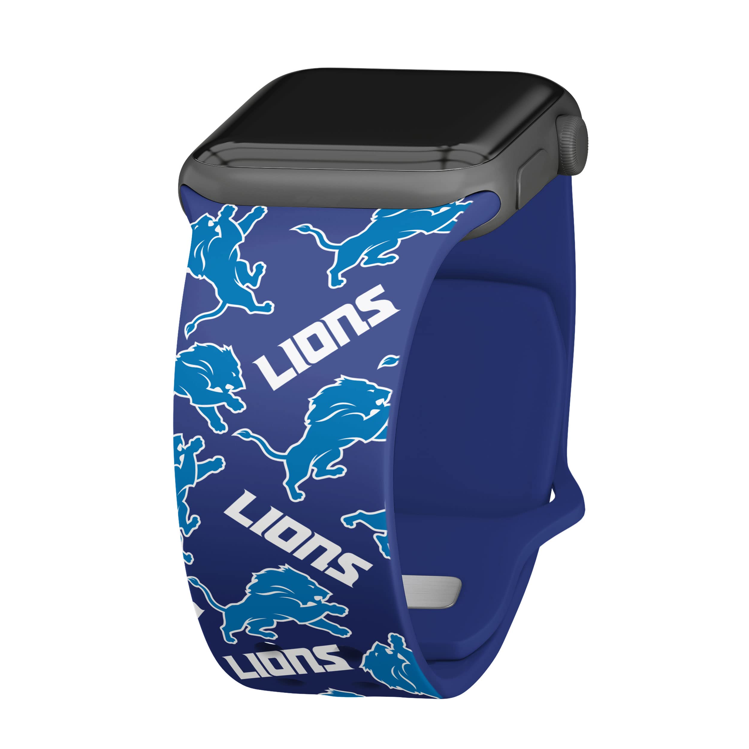Detroit Lions HD Game Time Watch Band Compatible with Apple Watch Series 1-9 - Perfect for NFL Fans, Game Day & Casual Wear