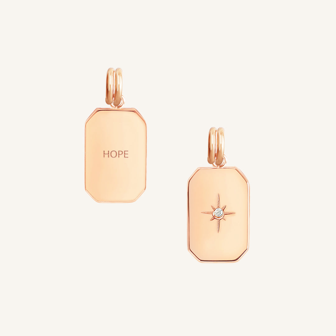 Etch Hope Charm - Inspirational Jewelry for Women, Personalized Gift for Her - Perfect for Birthdays, Anniversaries & Everyday Encouragement