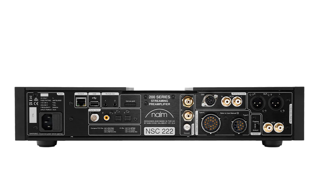 Naim Audio NSC 222 New Classic 2 Channel Streaming Preamplifier - Hi-Fi Audio System for Home Theater & Music Listening