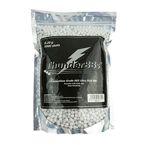 ThunderBBS 0.20g Competition Grade Airsoft BBs - High Precision Pellets for Airsoft Guns | Perfect for Target Practice & Competitive Shooting