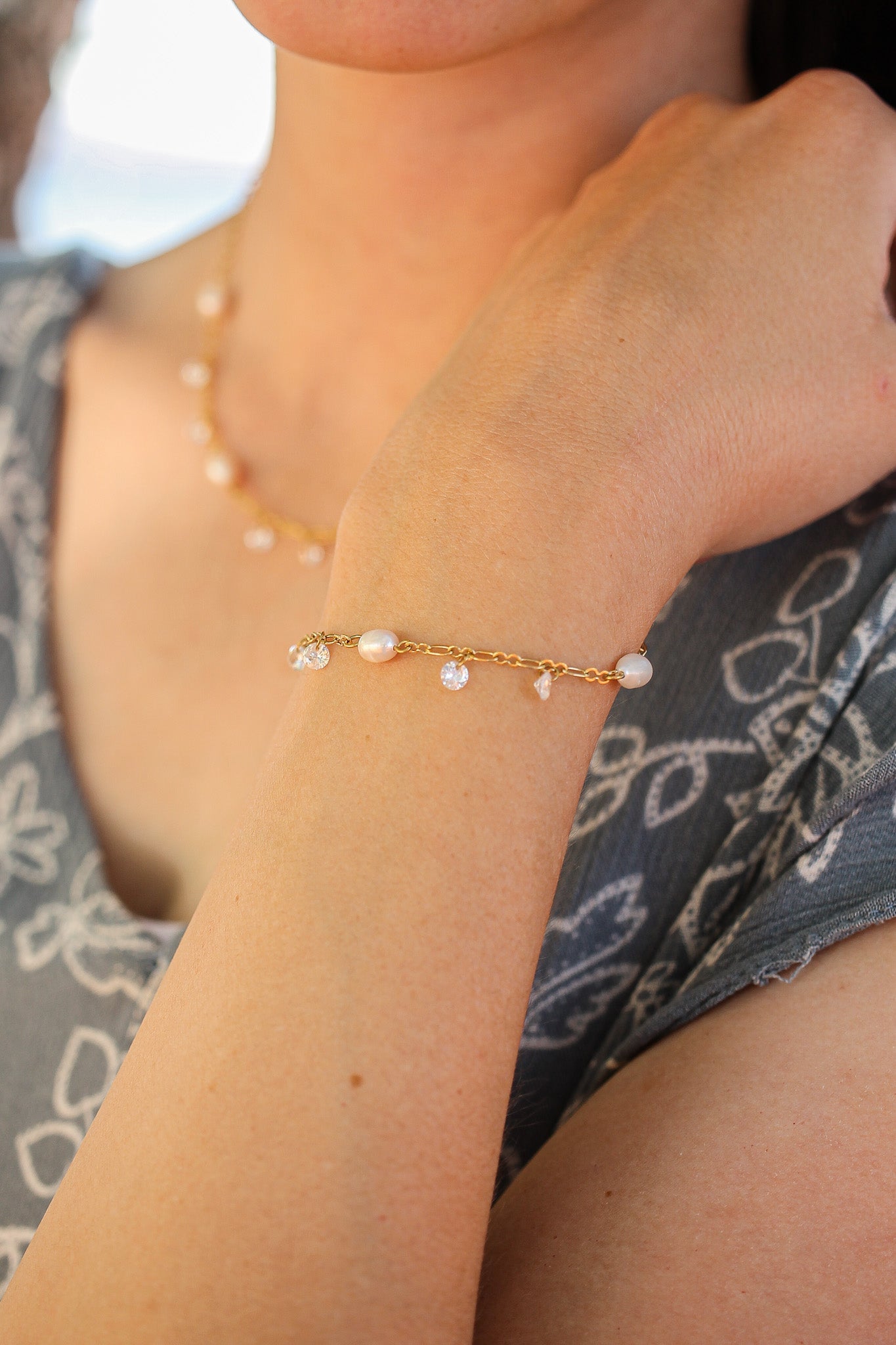 Andrielle Gold Bracelet for Women - Elegant & Dainty Jewelry Gift for Her - Perfect for Parties, Weddings & Everyday Wear