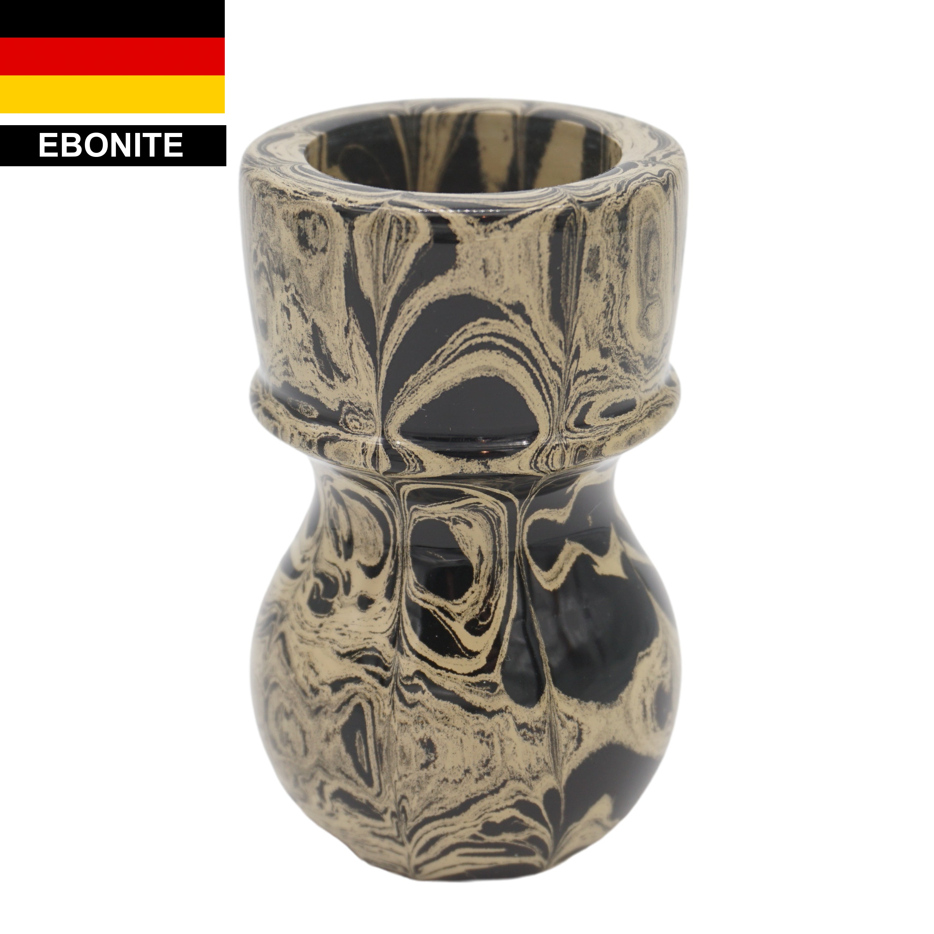 Handcrafted Sand Ebonite Shaving Brush Handle for 24mm & 26mm Knots - Premium Wet Shaving Accessory for Men's Grooming & Luxury Bathroom Essentials