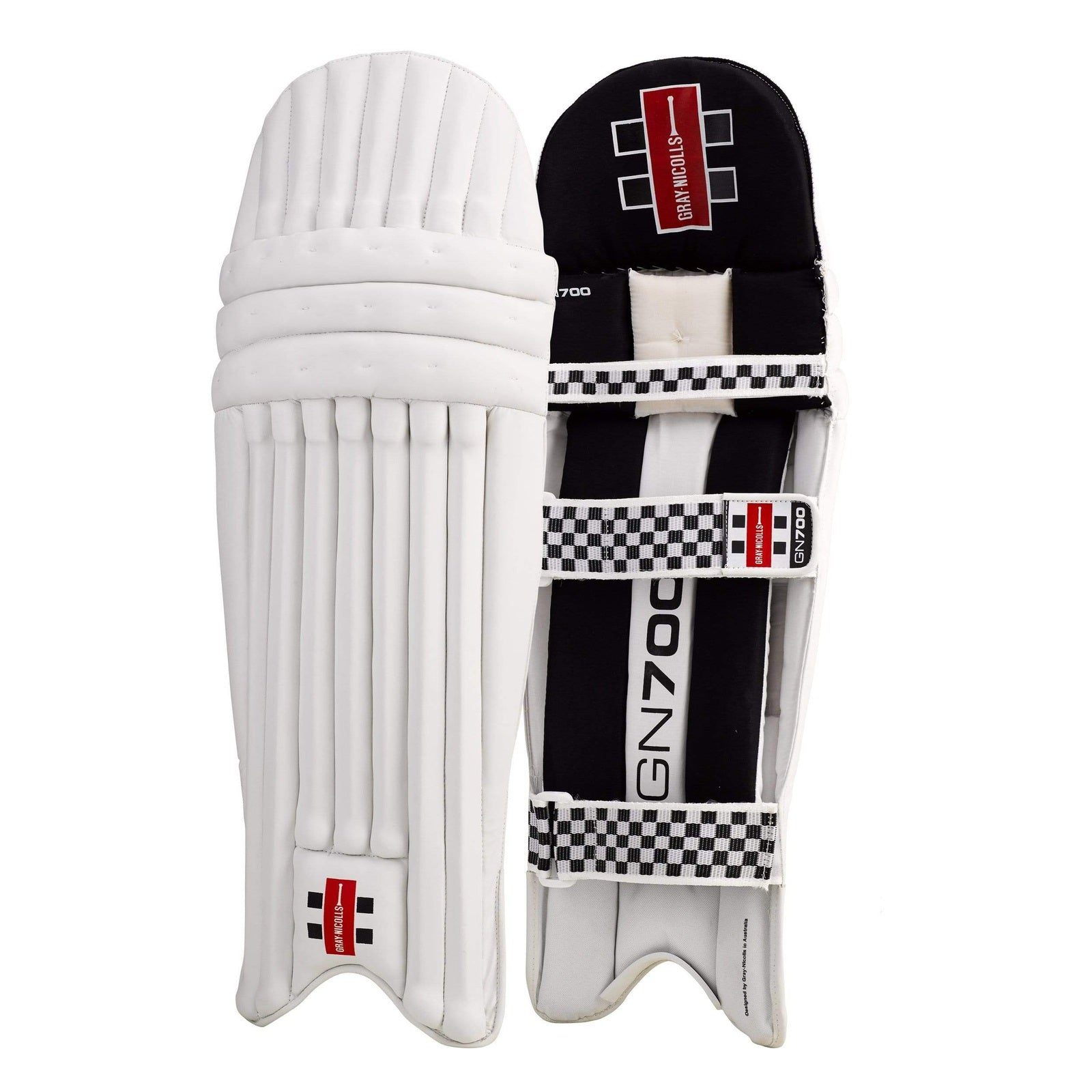 Gray Nicolls 700 Cricket Batting Leg Guards - Lightweight & Durable Protection for Batsmen | Perfect for Practice & Match Play