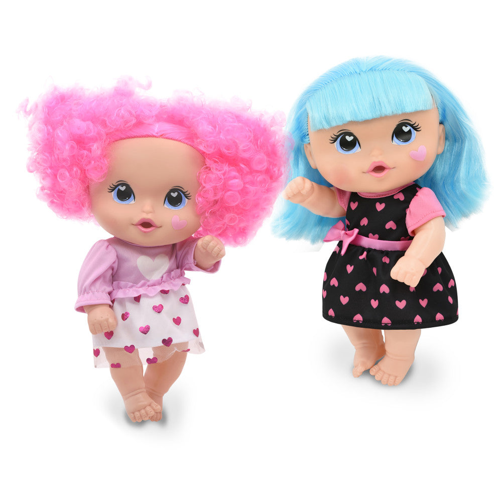 Cuddle Kids 11 Inch Yummy Hearts Fashion Dolls - 2 Pack Set of Adorable Collectible Dolls for Girls | Perfect for Playtime, Birthday Gifts & Toy Collections