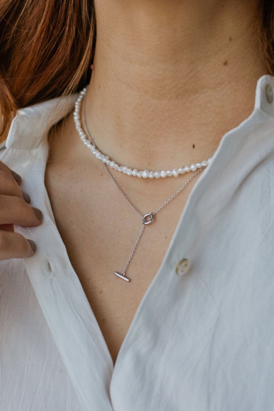 Elegant Pearl Necklace for Women - Classic & Timeless Jewelry Gift for Her - Perfect for Weddings, Parties & Special Occasions
