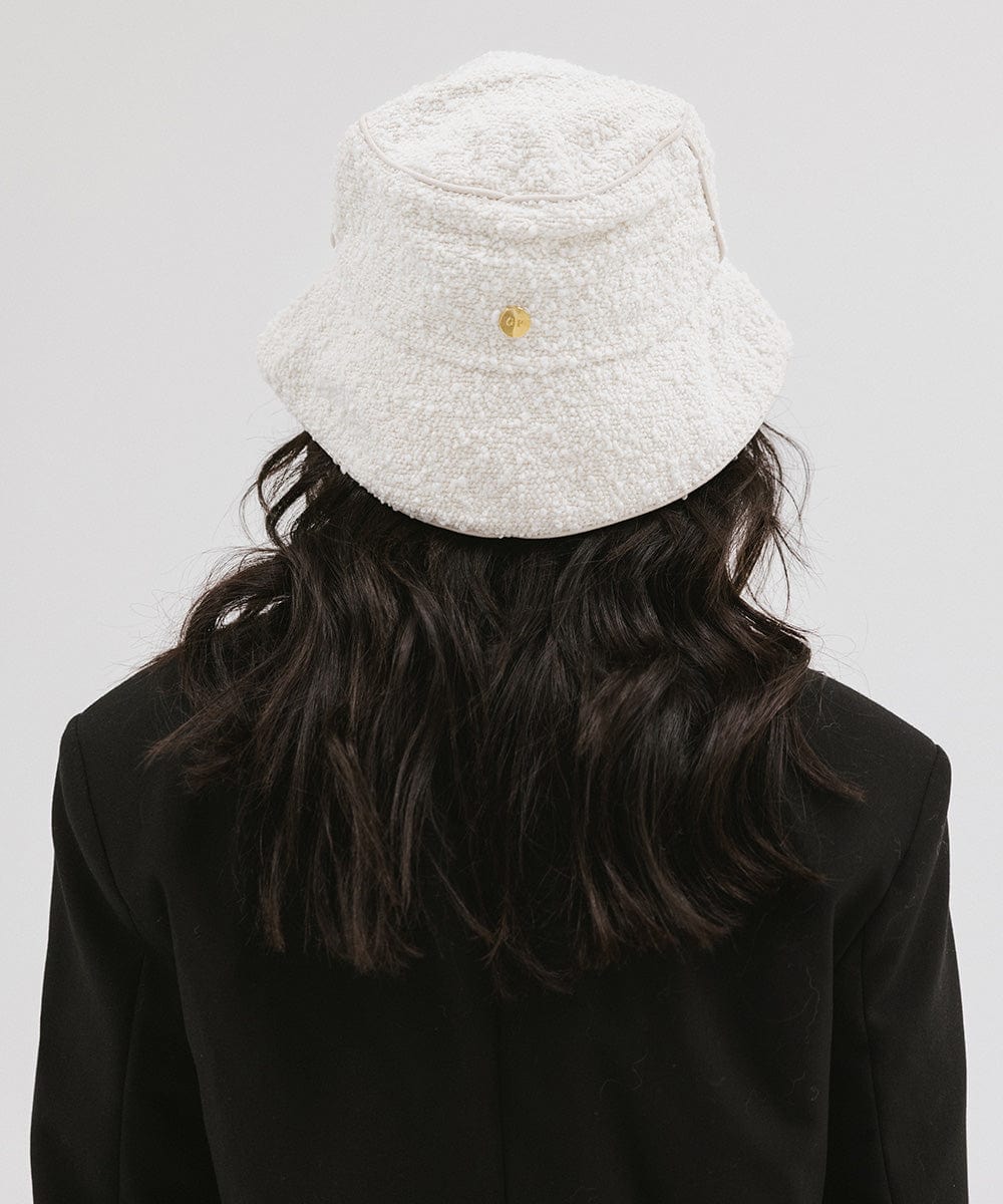 Sundance Bouclé Bucket Hat for Women - Trendy Summer Beach Hat with UPF 50+ Sun Protection - Perfect for Outdoor Activities, Vacations, and Fashion Accessories