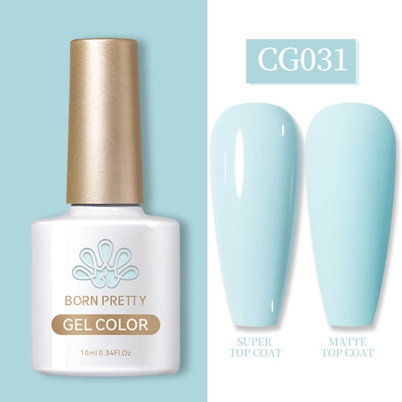 Green Blue Series Color Gel Polish 10ml - Long Lasting Nail Art Gel for Salon & Home Manicure - Perfect for Wedding, Party & Special Occasions