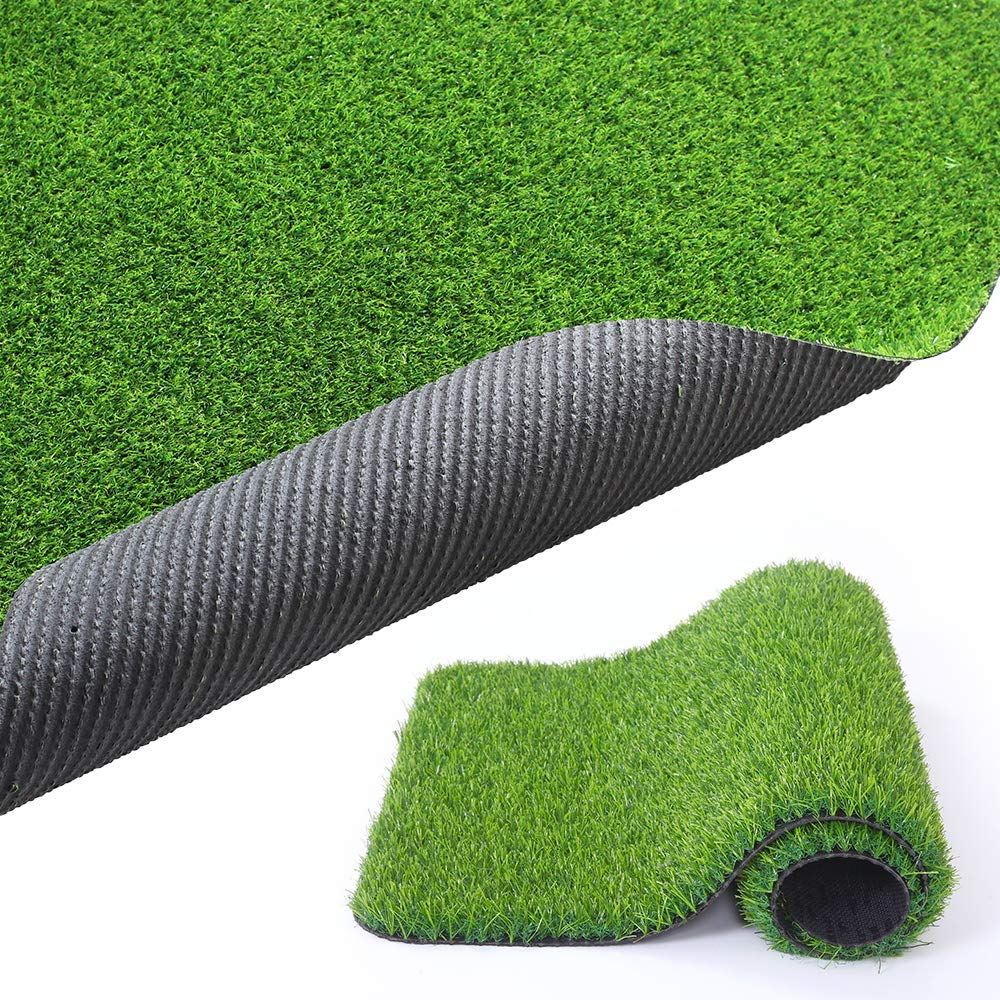Custom Artificial Grass Turf - 4x30 Feet Indoor/Outdoor Synthetic Lawn Mat - 0.7