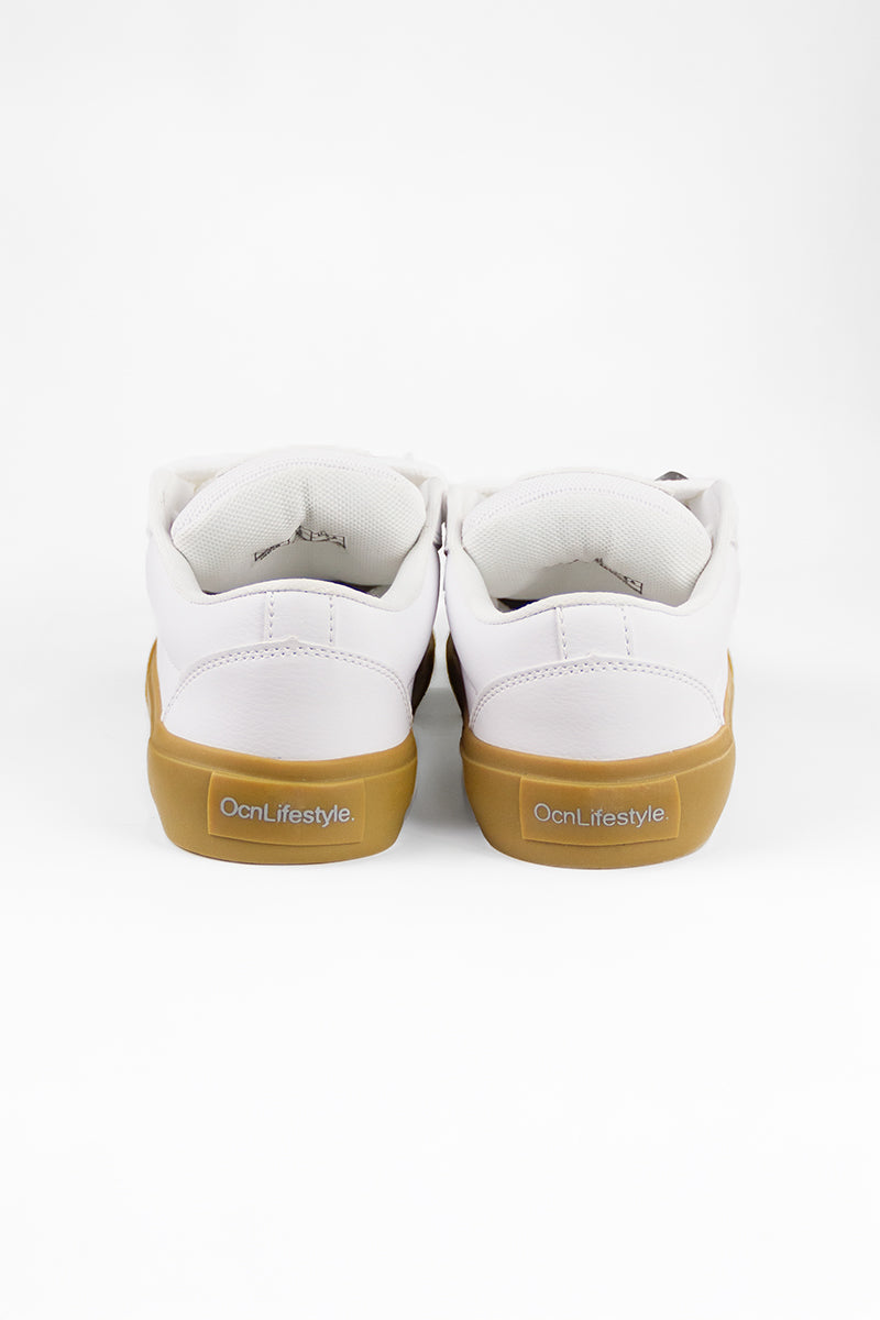 Ocn Lincoln City White Gum Sneakers - Comfortable Casual Shoes for Men & Women | Perfect for Walking, Running & Everyday Wear