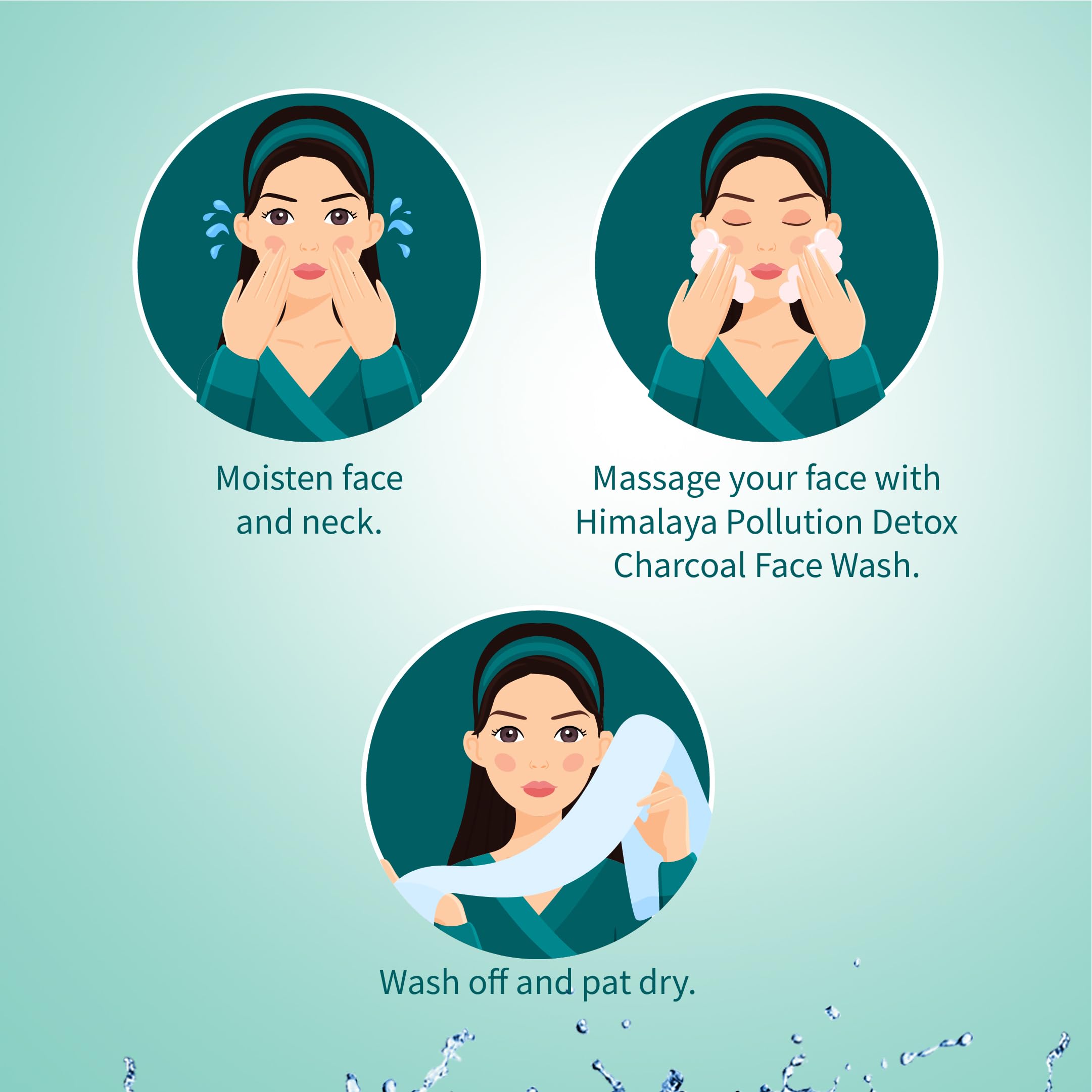 Himalaya Pollution Detox Charcoal Face Wash 100ml - Deep Cleansing & Purifying for Acne, Blackheads & Oily Skin - Daily Skincare for Men & Women