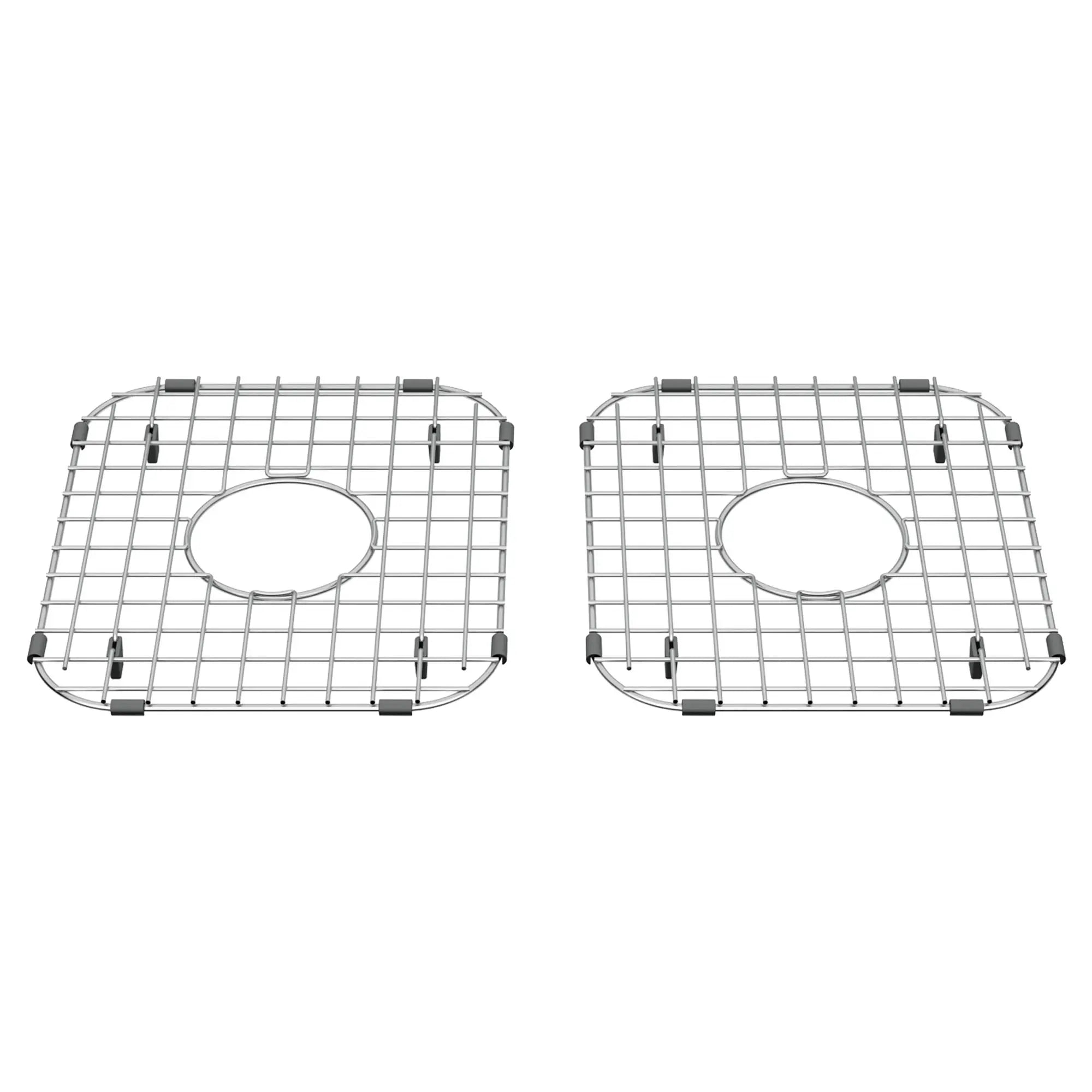Delancey 33 x 22 Inch Stainless Steel Double Bowl Apron Front Kitchen Sink Grid - Heavy Duty Sink Protector Mat (2 Pack) for Farmhouse & Modern Kitchen Sinks