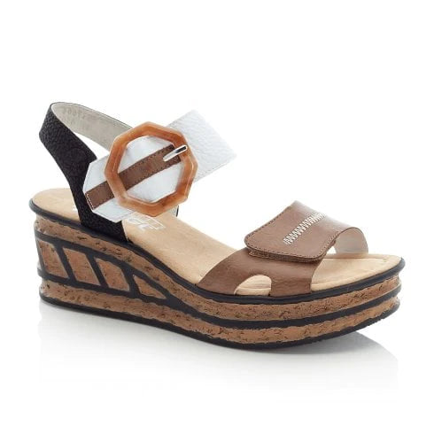Rieker 68176 64 Comfortable Women's Casual Shoes - Lightweight Slip-On Loafers for Walking, Work & Travel | Breathable & Stylish Everyday Footwear