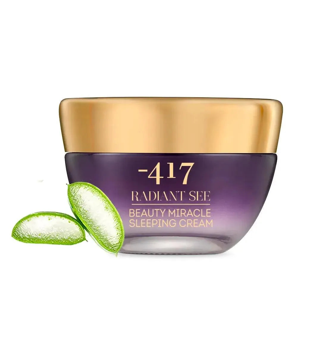 Minus 417 Dead Sea Mineral Sleeping Face Cream - Overnight Hydration & Anti-Aging Night Moisturizer for Dry Skin | Perfect for Nighttime Skincare Routine & Travel Beauty Essentials