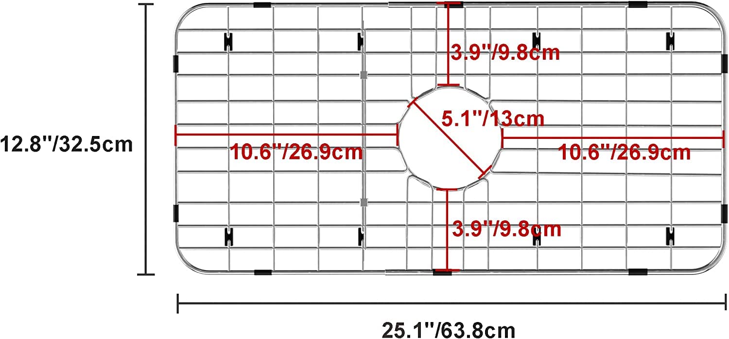SANNO Stainless Steel Sink Protector - 25