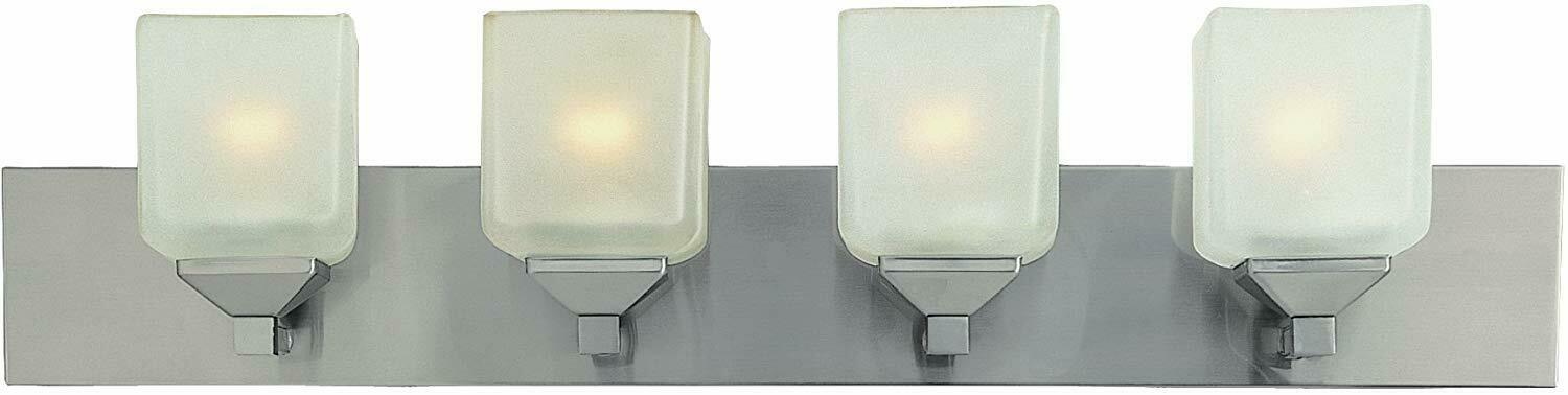 Trans Globe Lighting PL 42804PW LED Edwards Collection 4-Light Bathroom Vanity Wall Sconce in Pewter Finish - Perfect for Bathroom, Powder Room, and Dressing Area Lighting