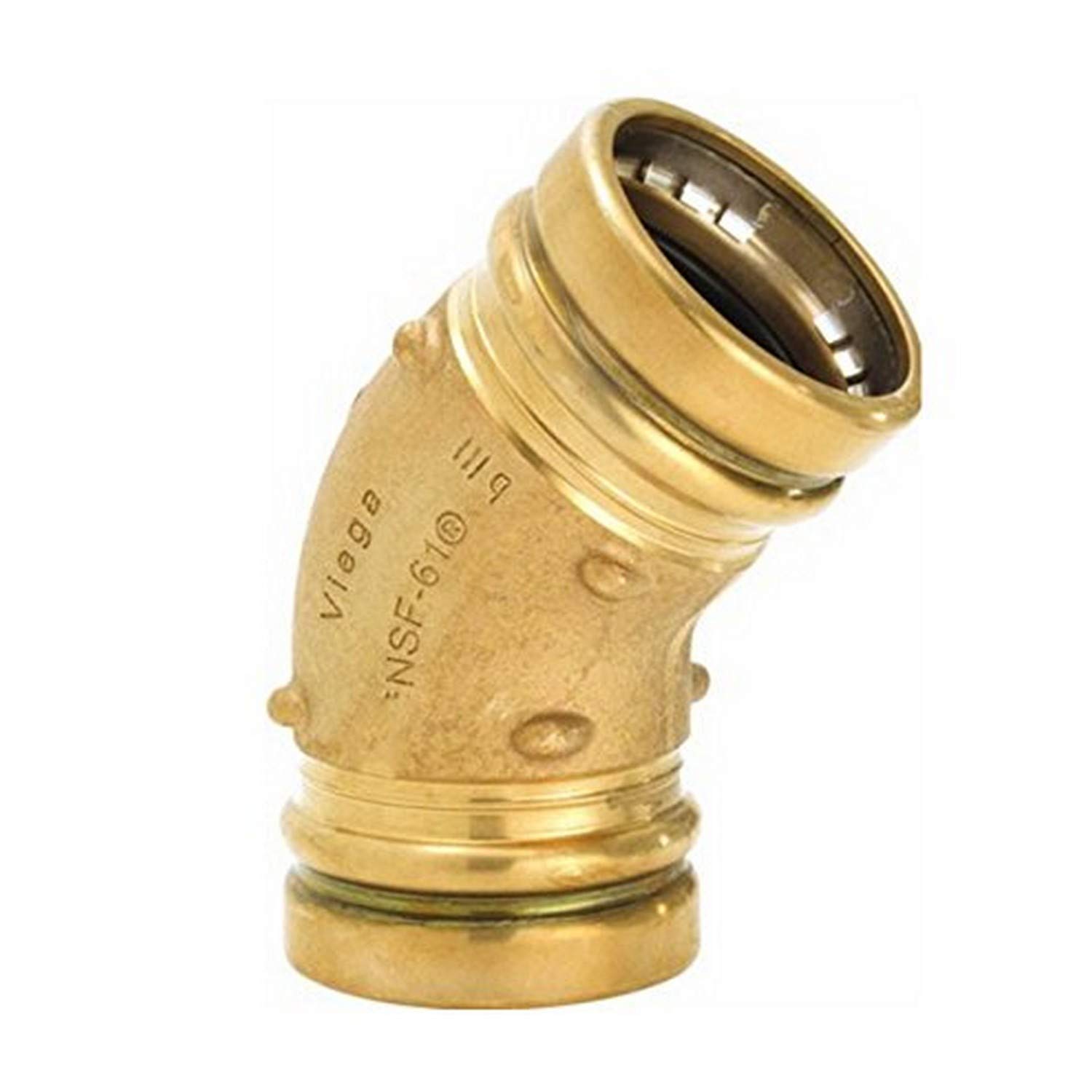Viega 77617 Propress Zero Lead Copper 45-Degree Elbow - 1