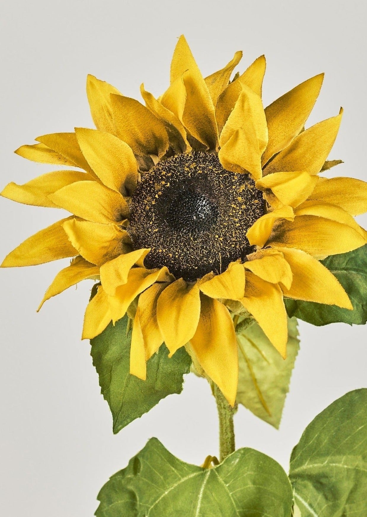 Bright Yellow Artificial Sunflower Bouquet - 35 Pack Realistic Fake Flowers for Home Decor, Wedding Centerpieces, Party Arrangements & DIY Crafts
