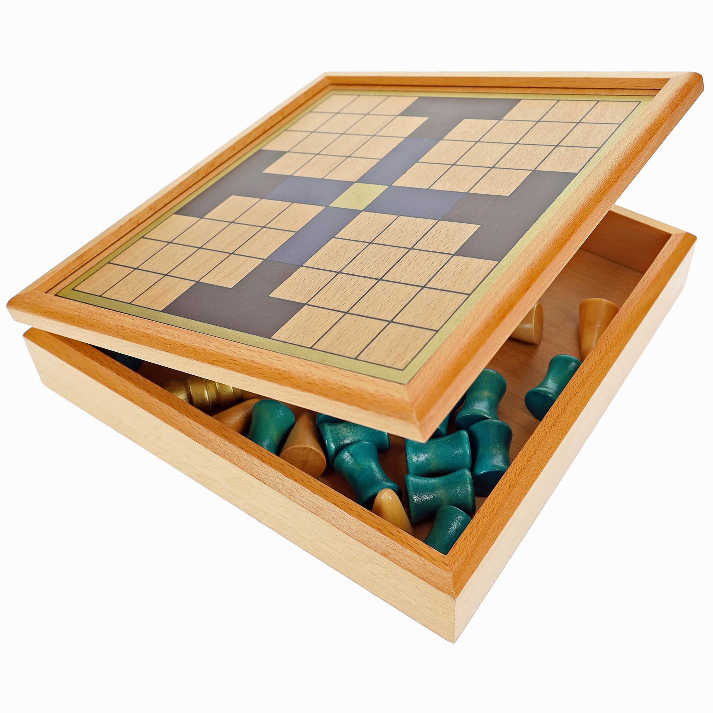 WE Games King's Table - Premium Wooden Tablut Viking Strategy Board Game for 2 Players | Adults & Family Game Night | Elegant Home Decor for Living Room | Unique Birthday Gift & Museum-Quality Collectible | Perfect for Viking Enthusiasts & Strategy Lovers