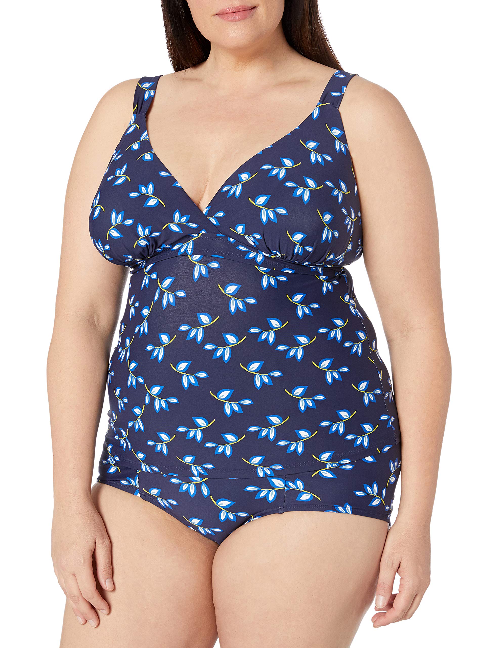 Anne Cole Women's Triangle Halter Tankini Swim Top - Sexy Adjustable Bikini Top for Beach & Pool - Perfect for Summer Vacation, Swim Parties and Water Sports