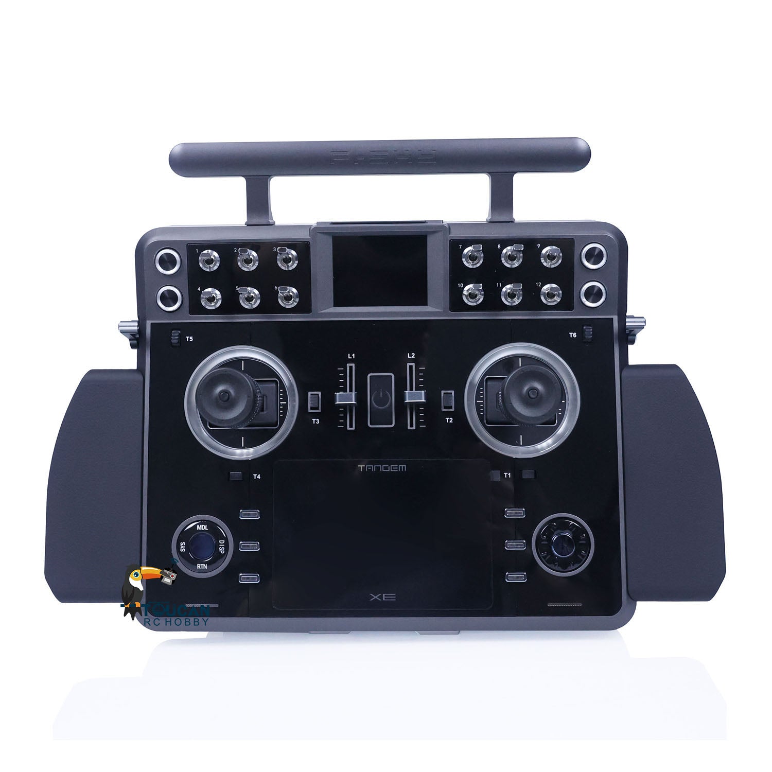 FrSky Tandem XE 24-Channel RC Transmitter with 3D Gimbal & 4000mAh Battery - Remote Control for RC Boats, Trucks, Airplanes - Perfect for FPV Racing, Aerial Photography & RC Hobbyists
