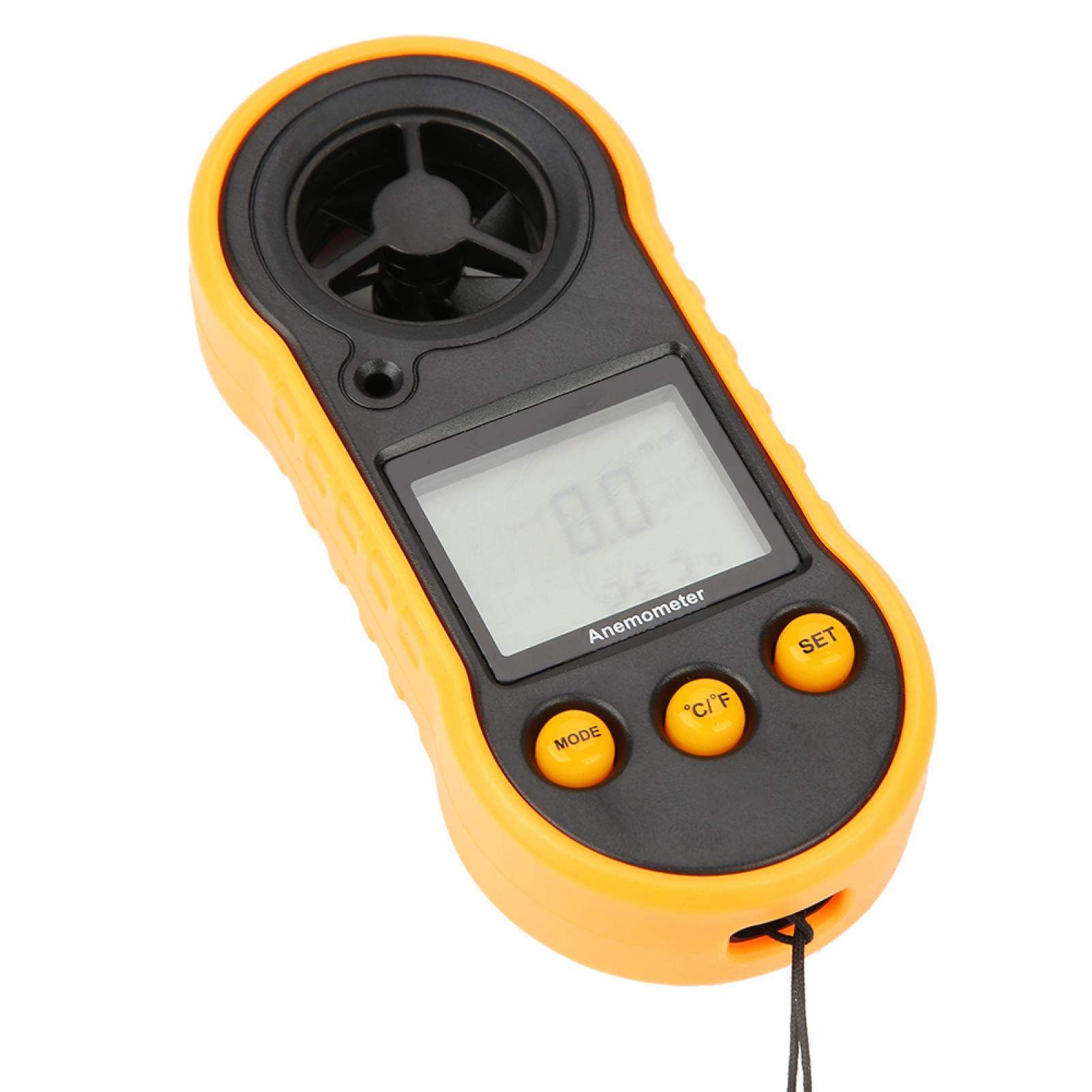 Portable LCD Wind Speed Meter - Digital Anemometer for Home, Car, AC & Office Use | Accurate Wind Measurement for HVAC, Weather Monitoring & Outdoor Activities