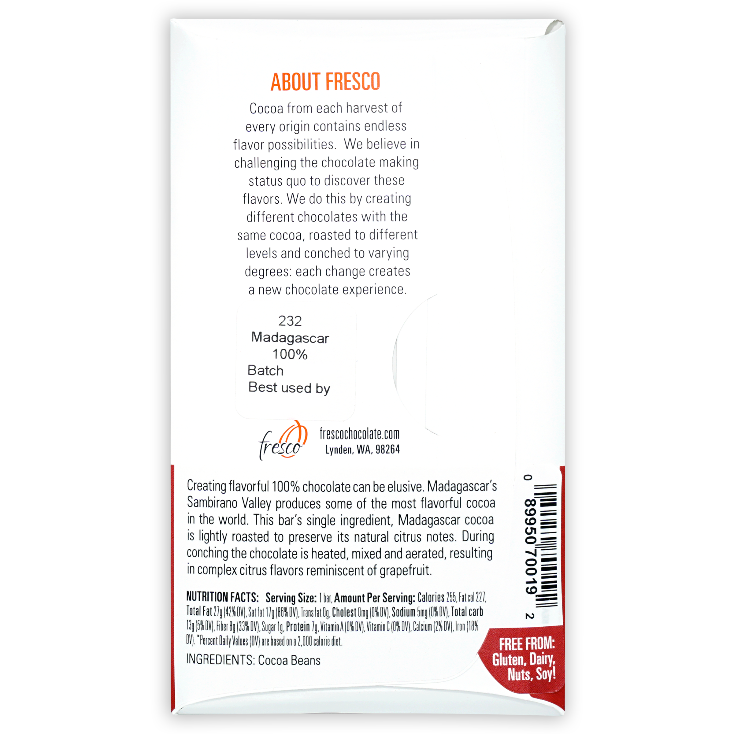 Fresco 100% Pure Madagascar Vanilla Extract - Premium Baking & Cooking Flavoring for Cakes, Desserts, and Homemade Ice Cream