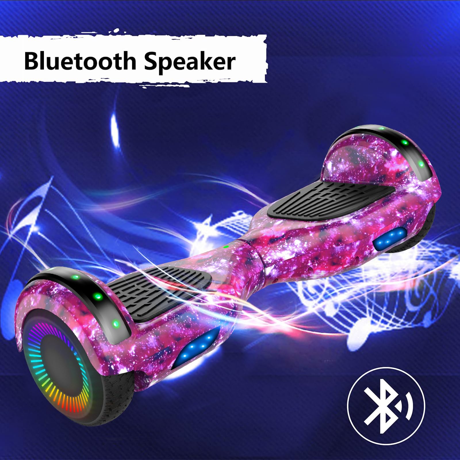 Kids & Adults Scooter Seat Attachment with Go Kart - LED Lights & Bluetooth for Fun Rides | Perfect for Commuting, Playground & Outdoor Adventures