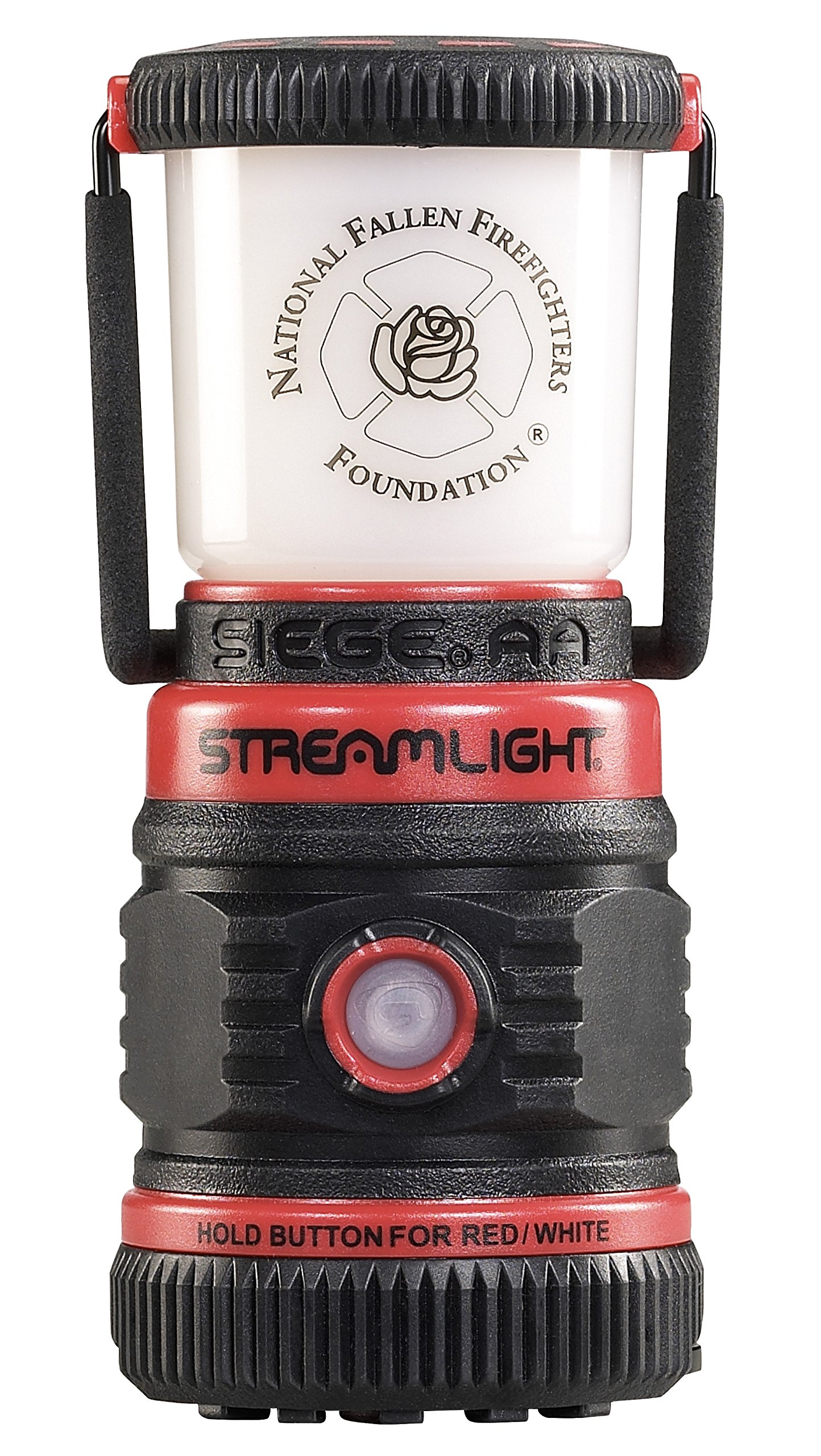 Streamlight 44953 Siege Flashlight - 200 Lumens Red LED Emergency Light for Camping, Hiking & Power Outages