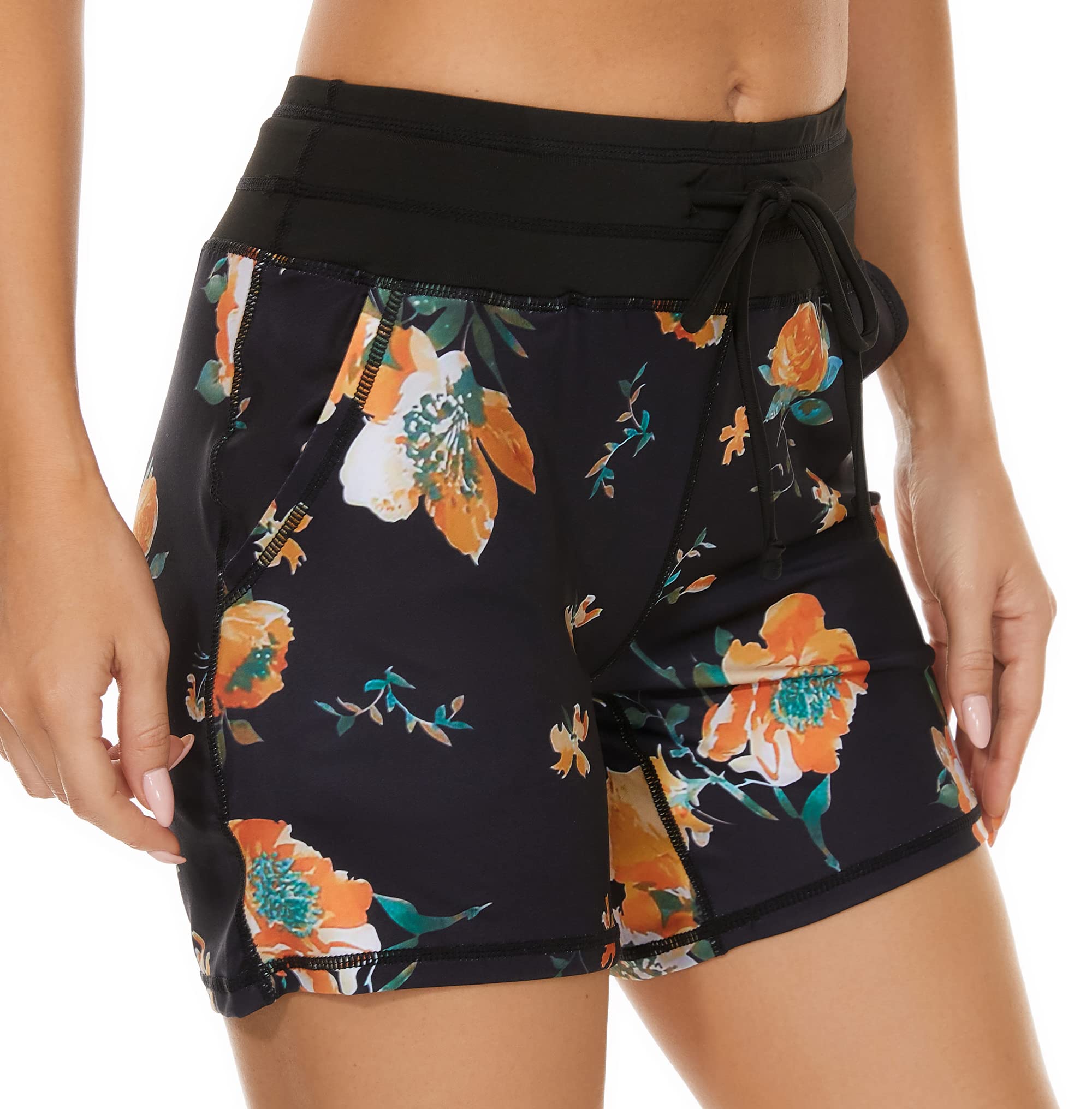 MOUEEY Women's Workout Shorts - Hiking, Running, Athletic Gym Shorts with Pockets - Comfortable & Breathable for Outdoor Activities, Yoga, and Fitness Training