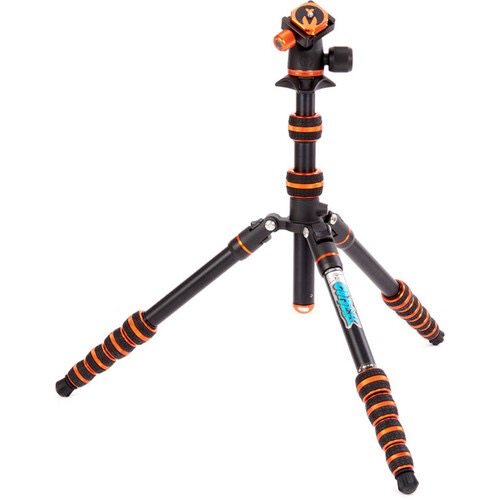 3 Legged Thing Punks Corey 2.0 Magnesium Alloy Tripod with AirHed Neo 2.0 Ball Head (Black) - Professional Camera Tripod for Travel, Photography & Videography
