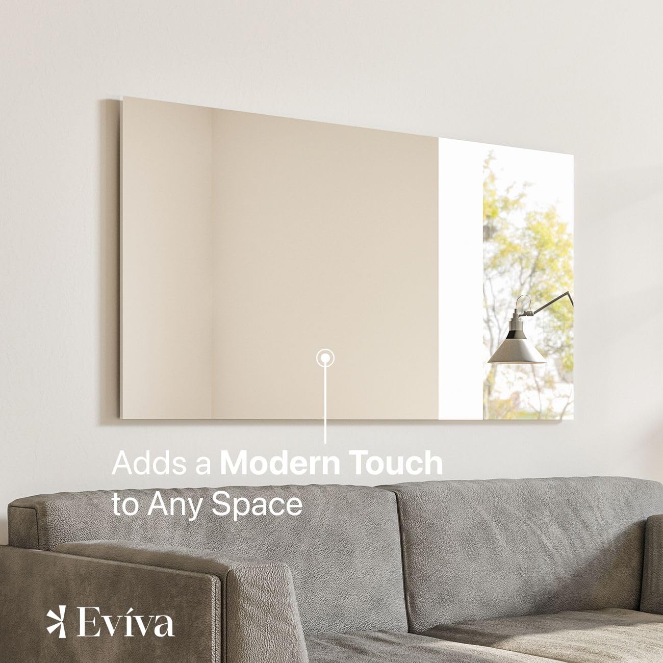 Eviva Frameless Full Length Mirror 55