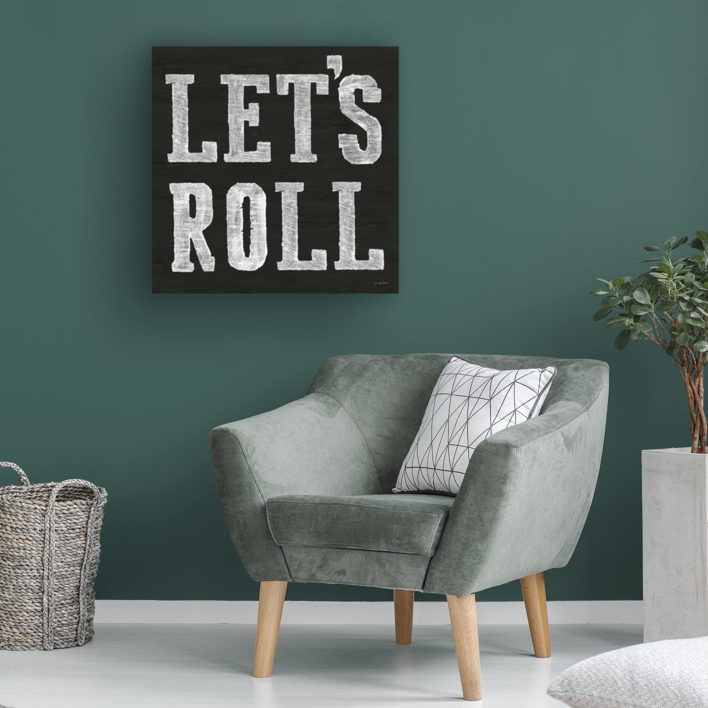 Trademark Fine Art 'Let's Roll V' Canvas Art Print by James Wiens - Modern Abstract Wall Decor for Living Room, Bedroom & Office