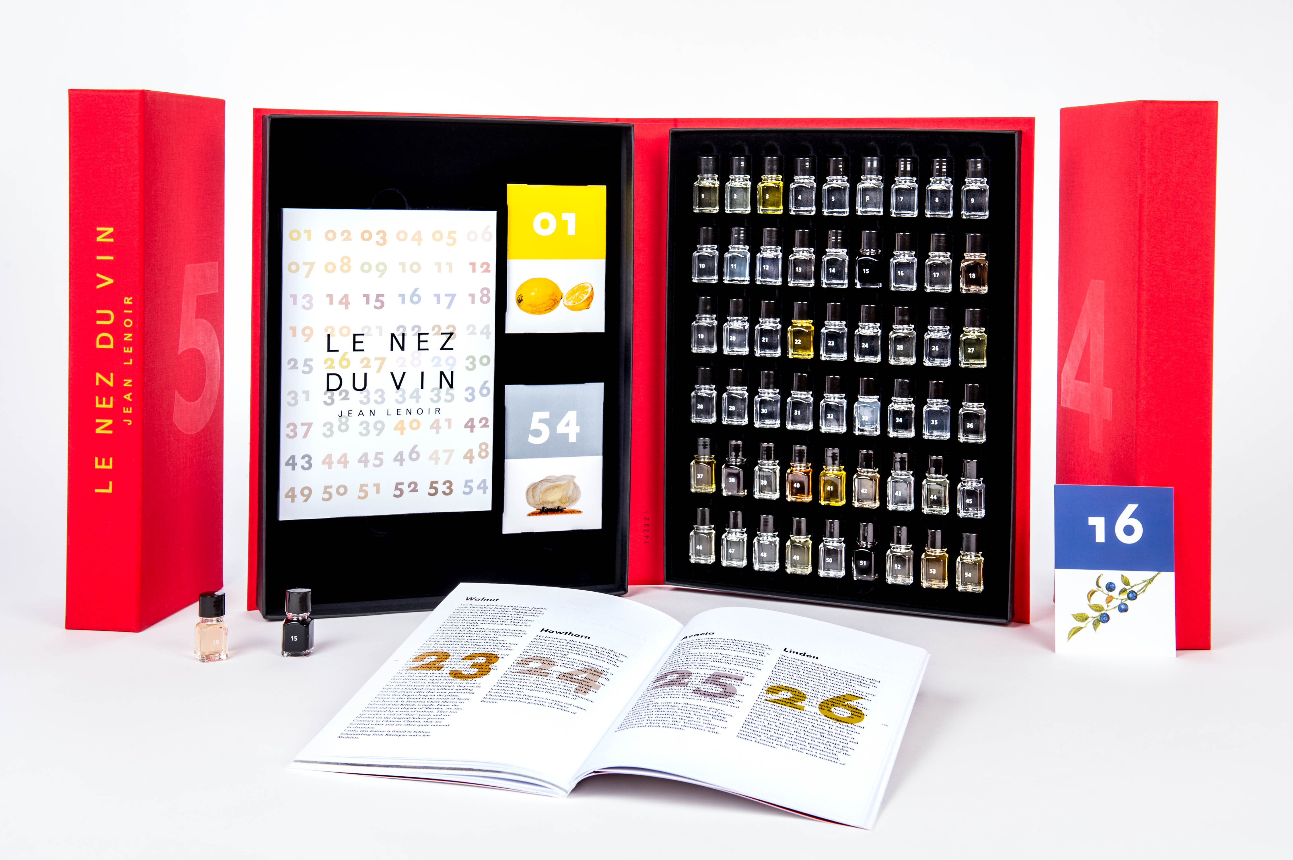 Le Nez du Vin Masterkit - 54 Wine Aromas Set for Wine Tasting & Sommelier Training | Perfect for Wine Enthusiasts, Professionals & Home Tasting Sessions