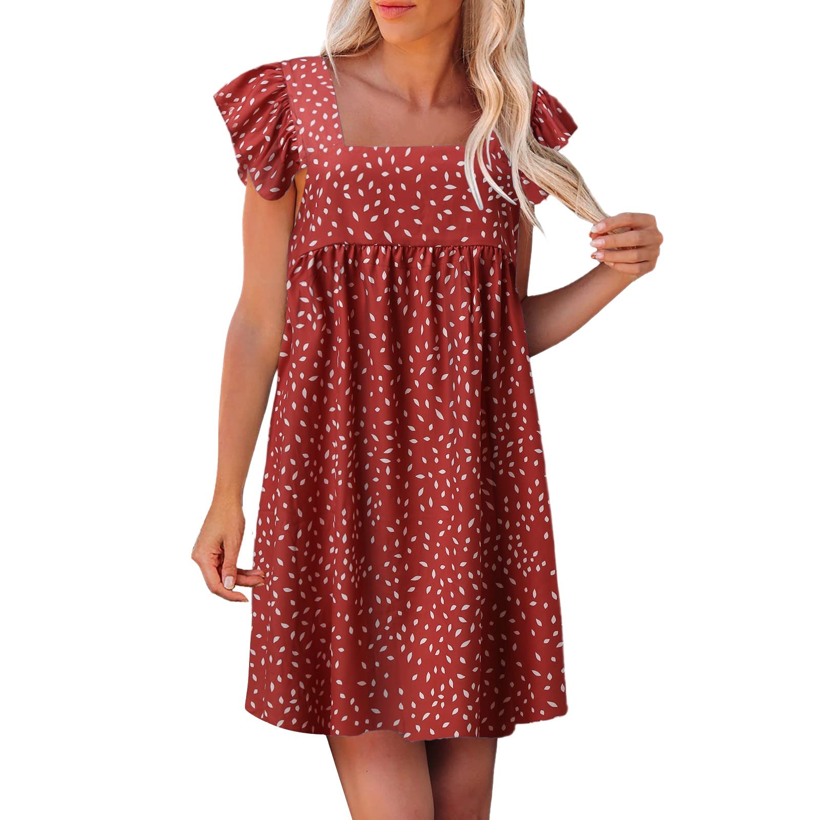 Elegant Women's Summer Dress with Collar & Pockets - Sleeveless Puffles Black Tie Dress for Casual Outings & Beach Vacations