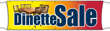 Large Outdoor Advertising Banner - Durable Vinyl Sign for Dinette Sale - Perfect for Storefronts, Events, and Promotions