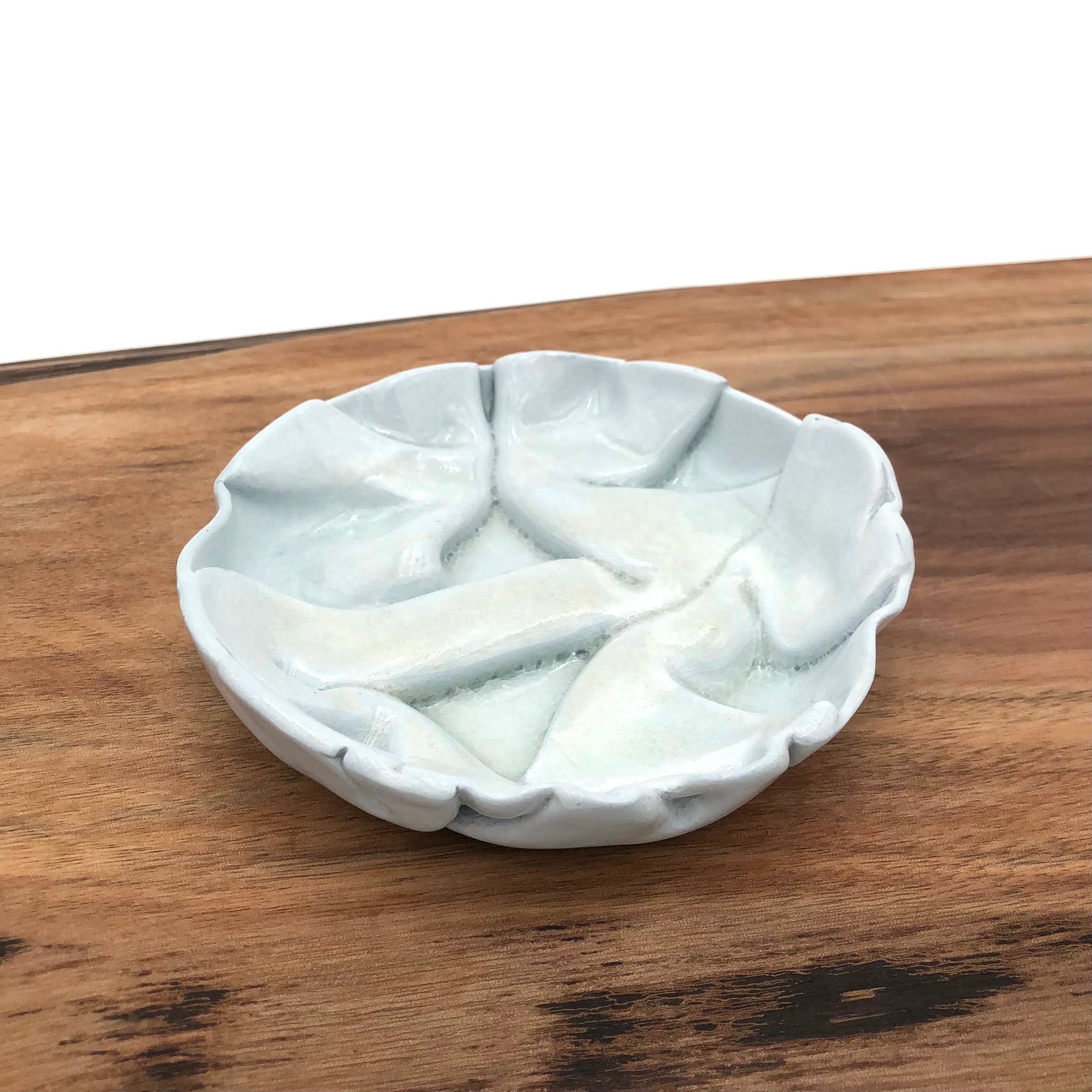 Small Ceramic Dish Set - Handcrafted Decorative Trinket Trays for Jewelry, Keys & Coins - Assorted Boho Designs - Perfect for Home, Office & Gift Giving