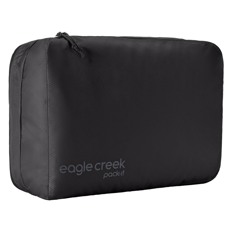 Eagle Creek Pack It Isolate Clean/Dirty Cube M - Black | Waterproof Travel Organizer for Suitcases & Backpacks | Perfect for Camping, Business Trips & Vacations