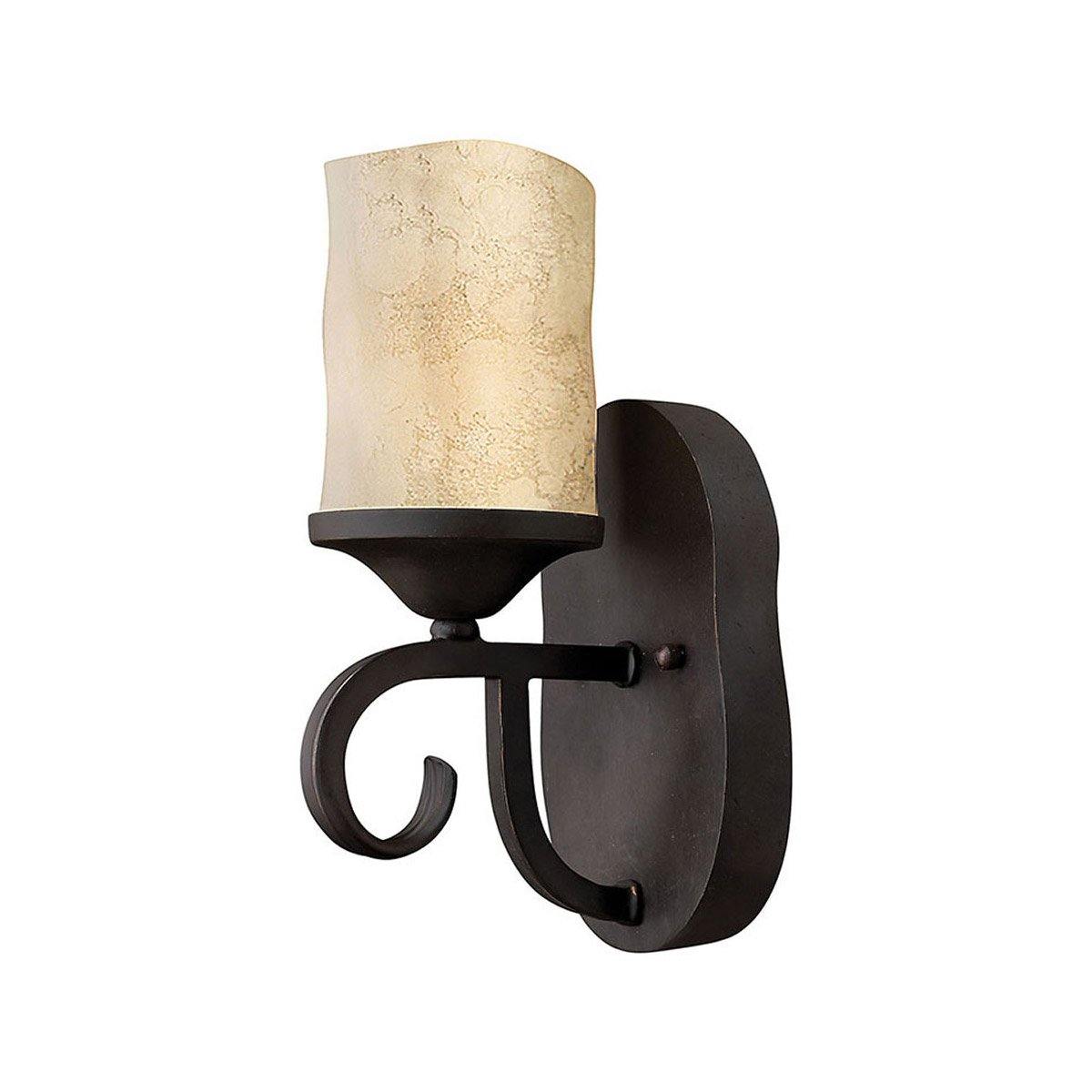 Hinkley Casa 1 Light Wall Bracket - Outdoor Wall Sconce with Oil Rubbed Bronze Finish - Perfect for Porch, Patio, and Entryway Lighting