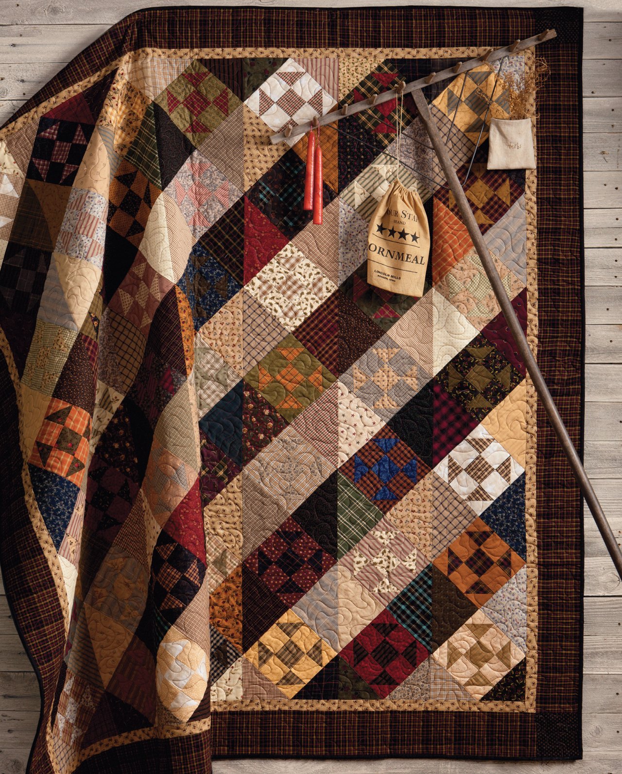 13 Beautiful Patchwork Quilt Patterns for Country Home Decor - Cozy Bedroom & Living Room Designs